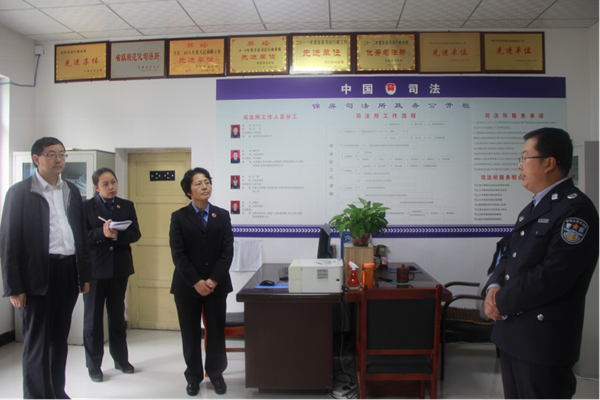 平凉市院刑事执行检察局局长闫克芳检查我县看守所和社区矫正工作1_副本.png